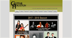 Desktop Screenshot of guitarhouston.org
